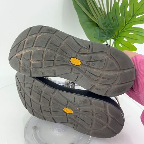 Chaco Women ZX/2 Sandal Size 8 Outdoor Hike Grey Strappy Thong Adjustable Shoe - Picture 11 of 14